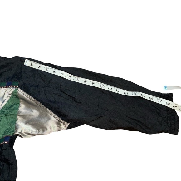 Vintage 80’s Windbreaker 2B Active Retro Activewear Men’s L Bomber Light Weight - Picture 11 of 16